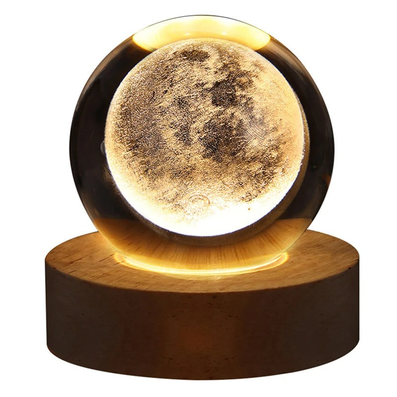 Planet Crystal Ball Lamp