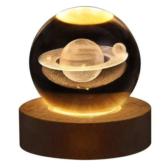 Planet Crystal Ball Lamp